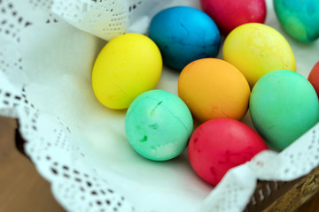 Paschal Colorful Easter Eggs