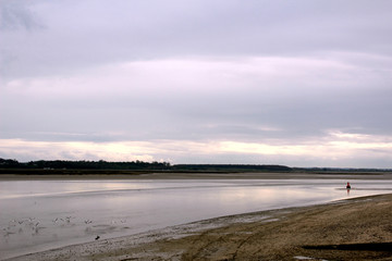 la baie de somme depuis le crotoy en picardie
