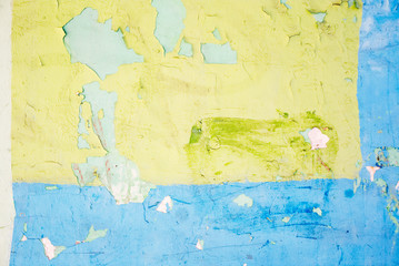 Abstract background. The wall is painted in blue and blue colors. Beautiful wall texture.