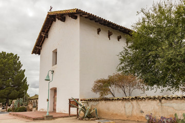 Mission San Miguel Arcángel, San Miguel, California, USA. One of the series of 21 Spanish...