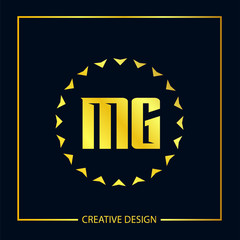 Initial Letter MG Logo Template Design Vector Illustration