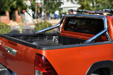 trunk of pickup in closeup © Oleksandr
