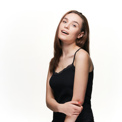 Fototapeta premium Natural beauty emotional girl