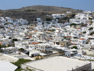 Fototapeta premium Lindos, Grecia