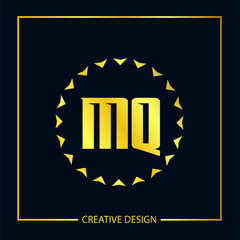 Initial Letter MQ Logo Template Design Vector Illustration