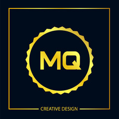 Initial Letter MQ Logo Template Design Vector Illustration