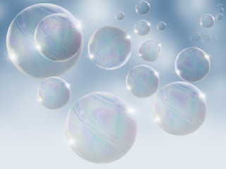 Seifenblasen Bokeh