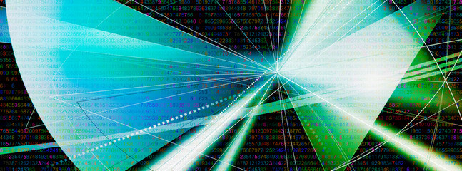 linien licht raum bewegung zahlen