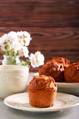 Peanut butter sweet cakes, served