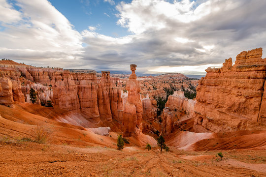 Golden Hour over Thor's Hammer & the Navajo Loop Trail - Powered by Adobe