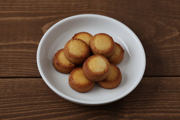 バター クッキー ビスケット テーブル