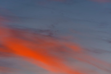 Beautiful sky early in the morning before sunrise.