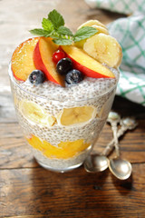 Nectarine and Banana Chia Pudding
