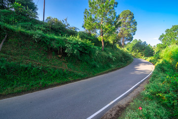 Fototapeta na wymiar Highway in Bageshwar, Uttarakhand, India