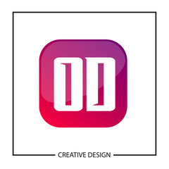 Initial Letter OD Logo Template Design Vector Illustration