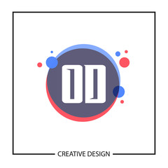 Initial Letter OD Logo Template Design Vector Illustration