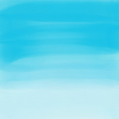 Blue watercolor gradient abstract background. Digital painting