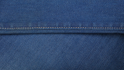 Blue washed jeans denim texture background