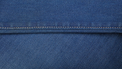 Blue washed jeans denim texture background