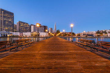 San Francisco Sunrise from Pier 7