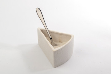 Spoon in the sugar bowl
