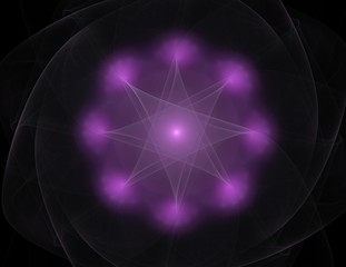 Abstract design made of sacred symbols signs geometry and designs on the subject of astrology alchemy magic