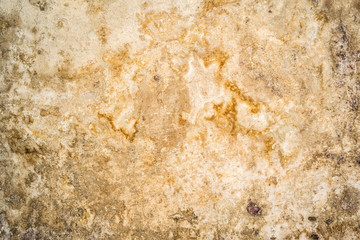 dark grunge texture of old cracked concrete wall, destroyed plaster layer of antique surface