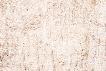 light grunge texture of old cracked concrete wall, destroyed plaster layer of antique surface