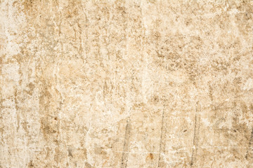 dark grunge texture of old cracked concrete wall, destroyed plaster layer of antique surface