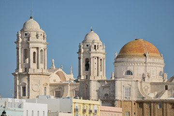 Fototapeta na wymiar Cathedral of Cadiz, Spain