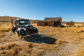 Early Morning Glow over the Bodie Ghost Town