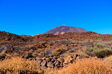 Fascinating vulcano landscape