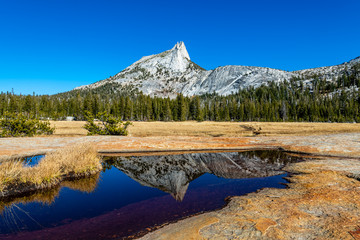 Cathedral Peak & Lower Cathedral Lake