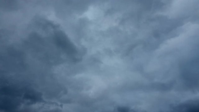 Storm clouds in the sky, time lapse