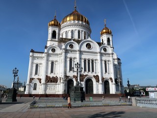 Fototapeta na wymiar Cathedral of Christ the Saviour. Moscow of Russia.