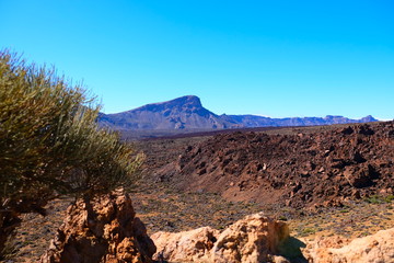 Fascinating vulcano landscape