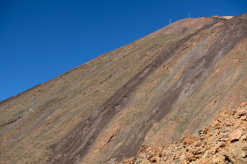 Vulcanic landscape of Teide