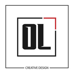 Initial Letter OL Logo Template Design Vector Illustration