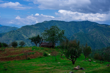Landscape of Bhimtal, Uttarakhand, India