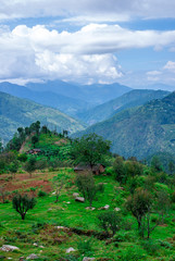 Fototapeta na wymiar Landscape of Bhimtal, Uttarakhand, India