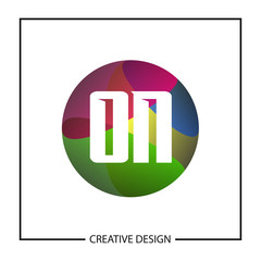 Initial Letter ON Logo Template Design Vector Illustration