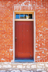 Red Door Entrance