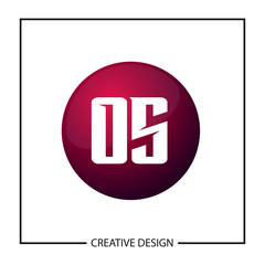 Initial Letter OS Logo Template Design Vector Illustration