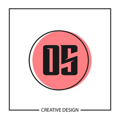 Initial Letter OS Logo Template Design Vector Illustration