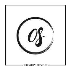 Initial Letter OS Logo Template Design Vector Illustration