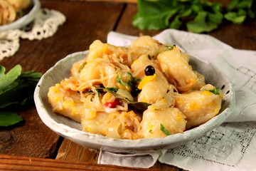 pasta with mushrooms and vegetables