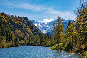Auwaldsee - Allgäu - Fischen - Oberstdorf - Herbst - malerisch - Kalender - Alpen