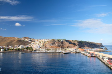 Fototapeta na wymiar Port of San Sébastian La Gomera