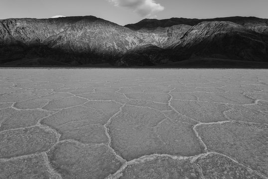 Death Valley landscape at sunset