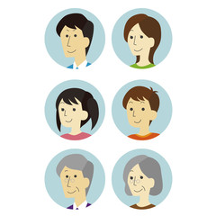 家族アイコン-カラー